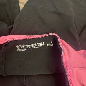 victoria secret pink yoga pants